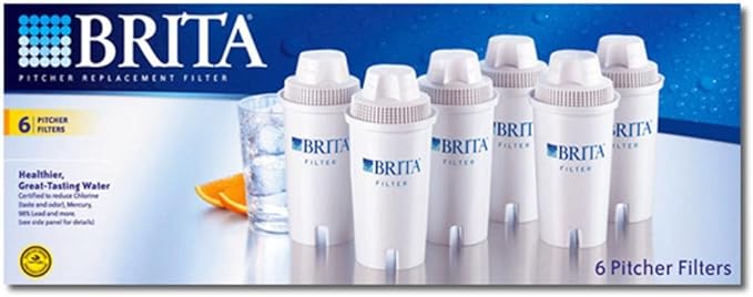 Brita Replacement Filter for Pitchers (6 Pack)