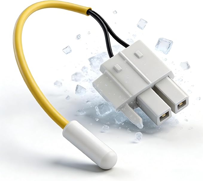 DA32-10104N Refrigerator Temperature Sensor, Fit for Samsung, Replaces DA32-10104V AP4979323, Compatible with RF28M9580SG/AA RF263BEAESR/AA, Freezer Defrost Thermistor