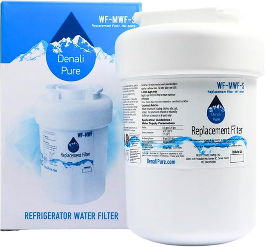 Replacement for General Electric GSH25JSRFSS Refrigerator Water Filter - Compatible with General Electric MWF, MWFP Fridge Water Filter Cartridge