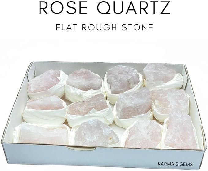 Mineral Crystal Flat Box (Rose Quartz)