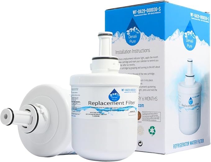Replacement for Samsung RFG237AARS/XAA-0000 Refrigerator Water Filter - Compatible with Samsung DA29-00003G, Samsung DA29-00003B, Samsung DA29-00003A Fridge Water Filter Cartridge