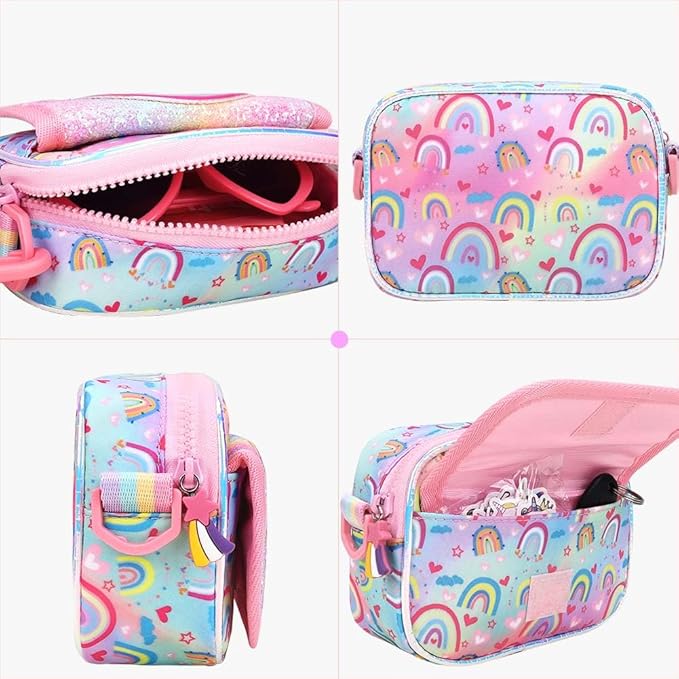 Girls Purse for Kids Age 3-12 - Purse for Little Girl Gifts, Crossbody Bag