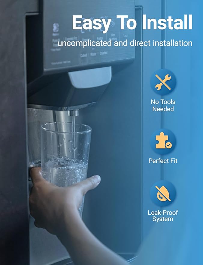UKF8001 Water Filter Compatible with m*aytag UKF8001, UKF8001AXX, UKF8001P, Replacement for whirlpool 4396395,469006,EDR4RXD1,Fit for Filter 4, RFC0900A, UKF8001AXX-200, 469006,2pack,by Cobectal