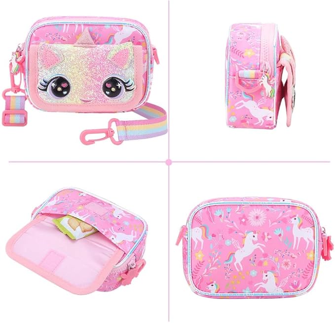 Girls Purse for Kids Age 3-12 - Purse for Little Girl Gifts, Crossbody Bag