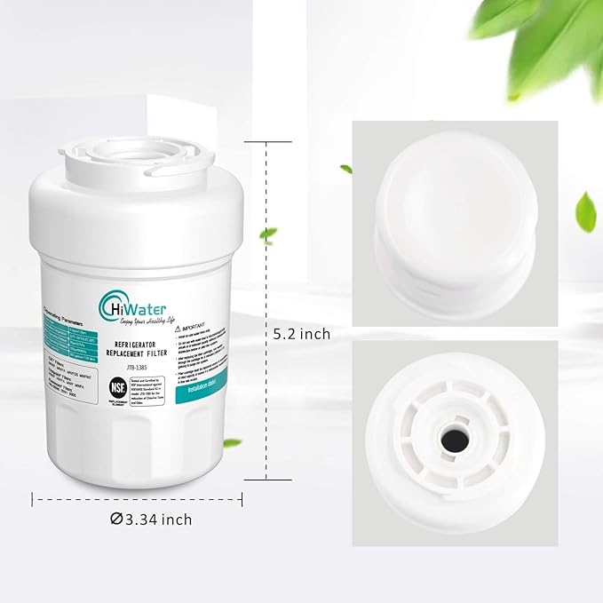 HiWater Filter NSF/ANSI-42 Certified Compatible with Refrigerator SmartWater Fridge Cartridge MWFA MWFP GWF GWFA 9991 46-9991 469991-3pack