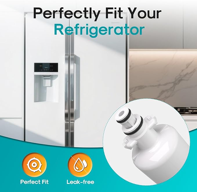 ICEPURE PRO ADQ36006101 NSF/ANSI 401 Certified Replacement for LG LT700P Kenmore Elite 46-9690 ADQ36006102 HDX FML-3 LT700PC LFX28968ST LFXS29626S RWF1052 RWF1200A Refrigerator Water Filter 3PACK