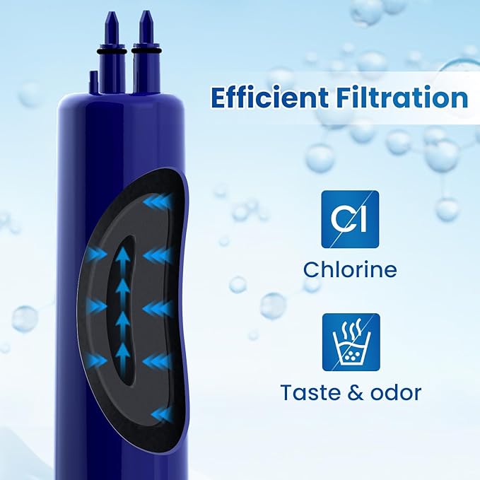 GOLDEN ICEPURE Replacement for EDR3RXD1, Kenmore 46-9083, 46-9030, Everydrop Filter 3, 4396841 4396710, Refrigerator Water Filter 4 Pack