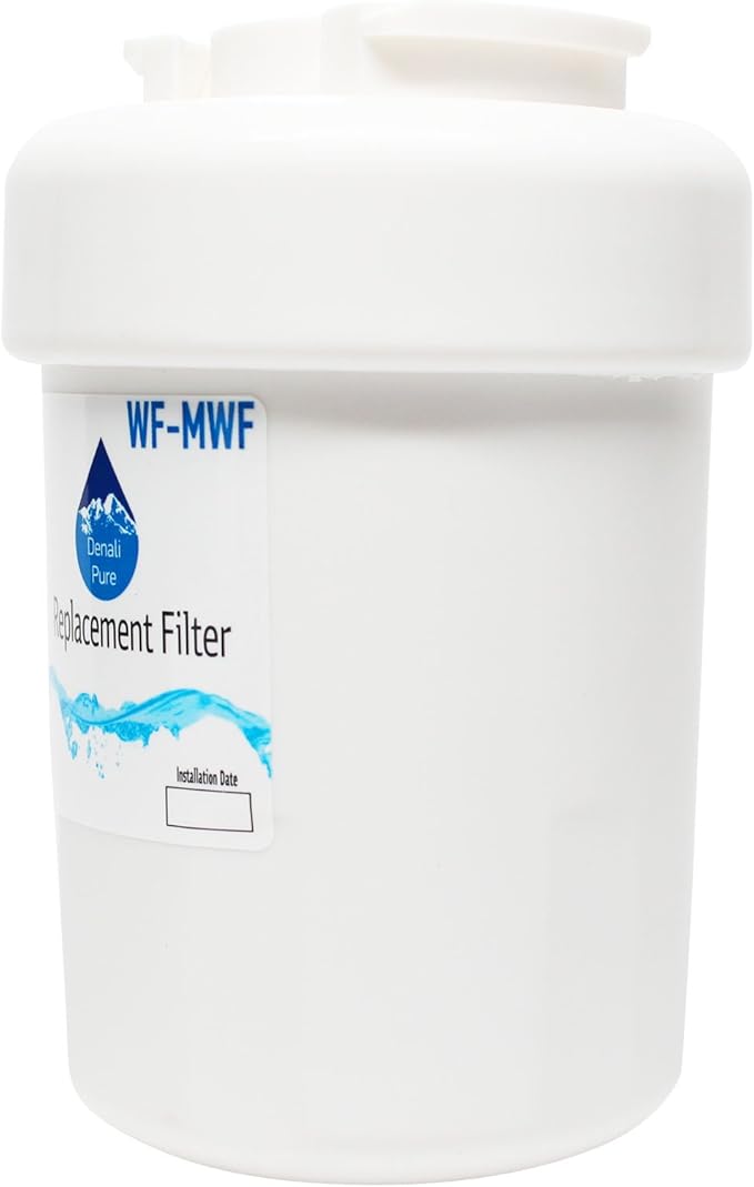 Replacement MWF Refrigerator Water Filter for GE, General Electric - Compatible with GE GSL25JFPABS, Hotpoint HSS25GFPJWW, GE MWF, Hotpoint HSS25GFPHWW, Hotpoint HSS25GFPAWW, Hotpoint HSM25GFRFSA