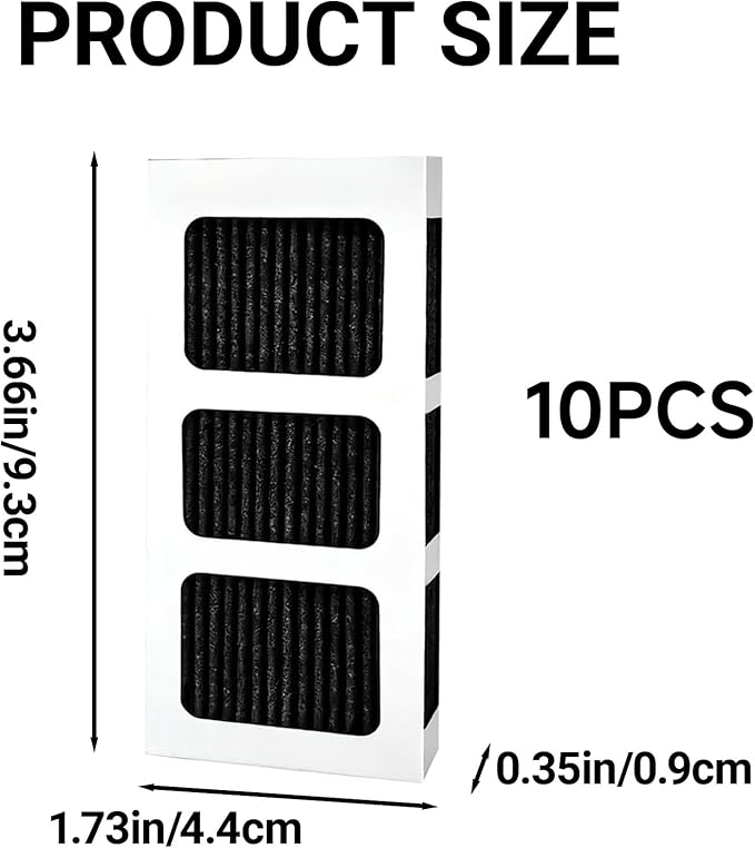 Air Filter for Frigidaire Refrigerator Compatible with Frigidaire PAULTRA2, Home Kitchen Use Air Purification for Refrigerator Water Dispenser, for Families with Kids Seniors Households (4)