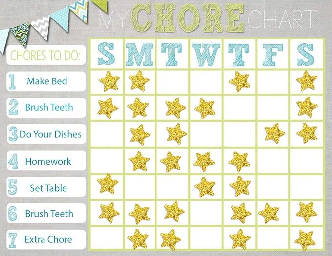 1620 Holographic Foil Small Gold Star Stickers for Kids Reward, Behavior Chart, Student Planner and School Classroom, 0.6" Diameter