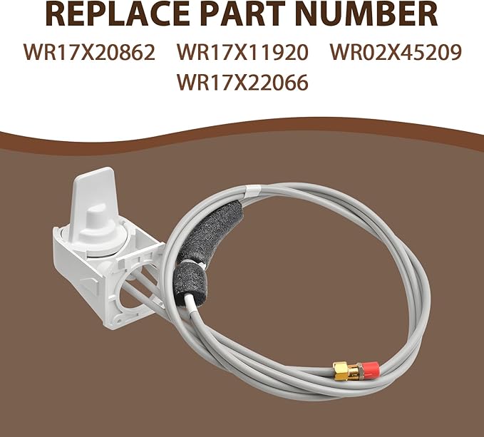 WR17X22066 Water Filter Manifold and Tubing Assembly Fits for GE Refrigerator Replaces WR17X20862, WR17X11920, WR02X45209