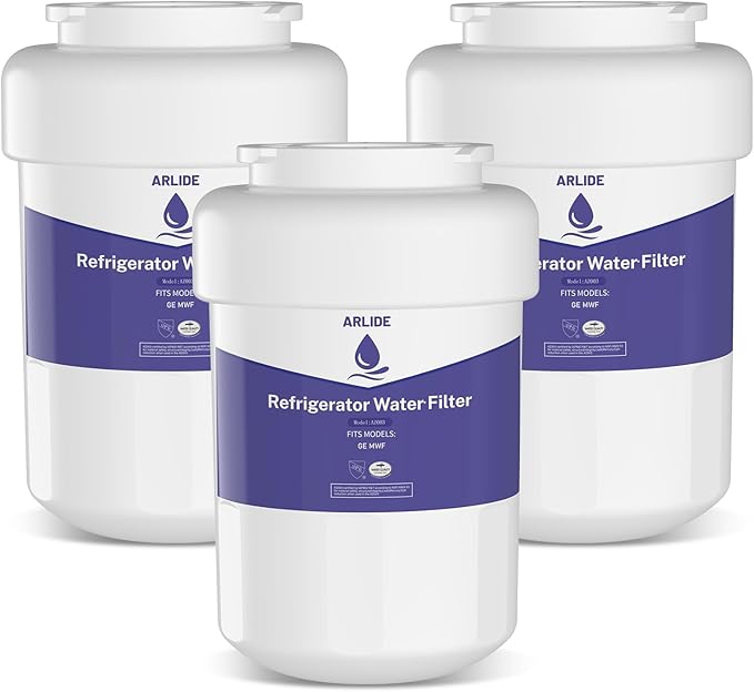 Water Filter Replacement for GE, MWF, MWFP, MWFA, GWF, HWF, Smart Water, WFC1201, Kenmore 9991, 469991, WFC1201（3 Packs)