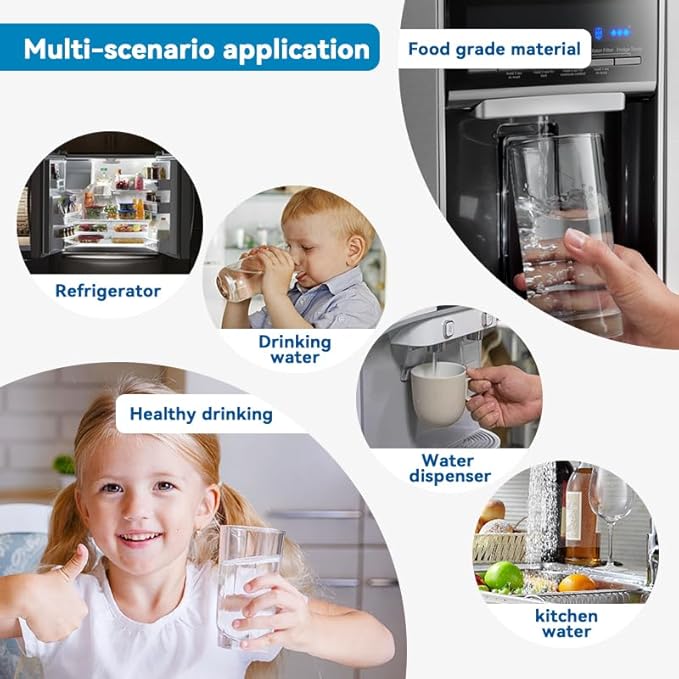 EDR3RXD1 Water Filter Replacement Compatible with 4396841, Filter 3, KAD3RXD1, WHR3RXD1, 4396710, 9083, 9030, 46-9083, 46-9030, 3 Pack