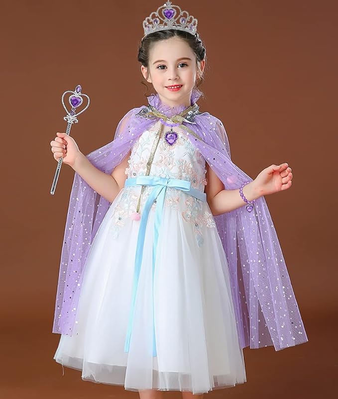 10Pcs Princess Dress up Tutu Crown Accessories Tiara Ballet Tutu Skirt for Girls Costume Party Favors