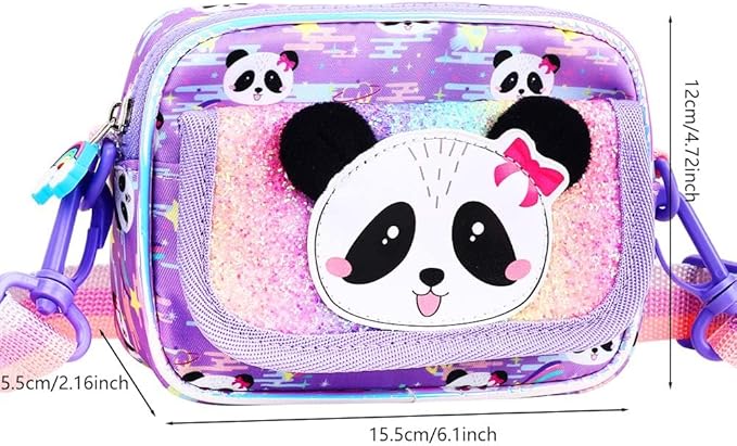 Girls Purse for Kids Age 3-12 - Purse for Little Girl Gifts, Crossbody Bag