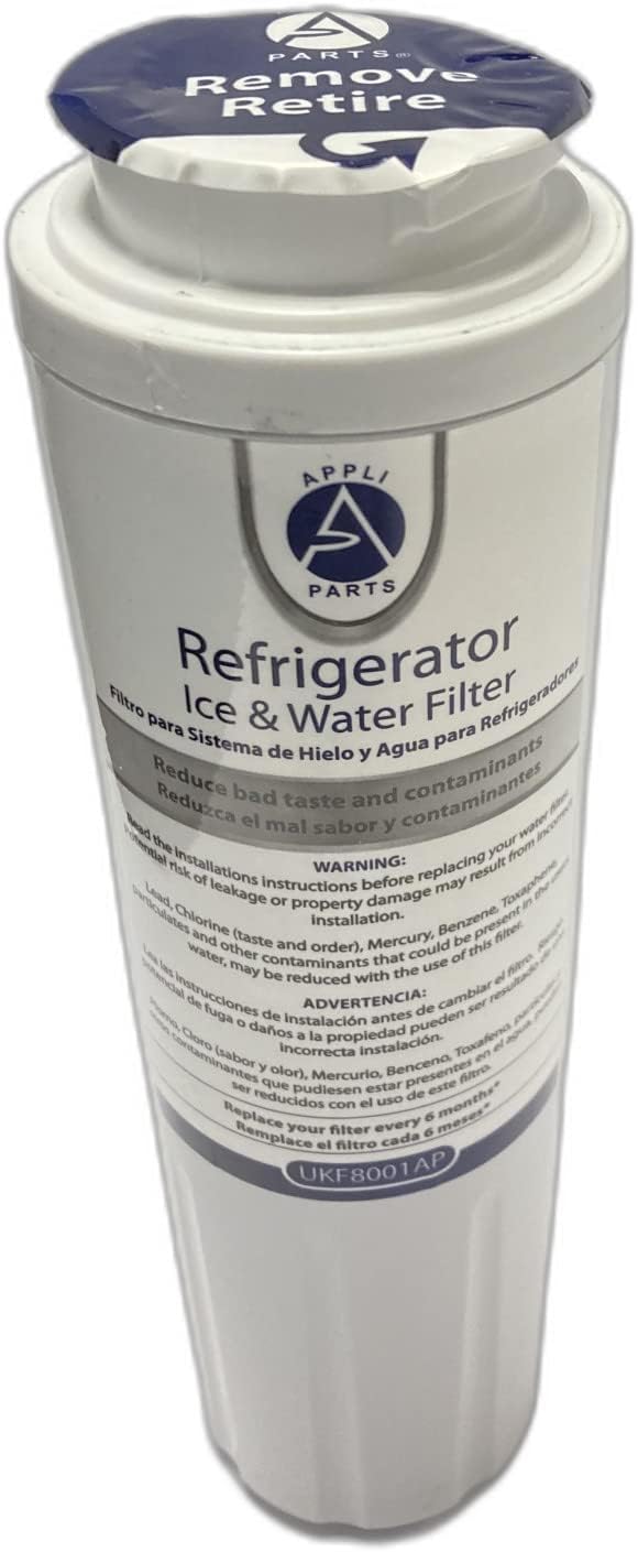 Appli Parts UKF8001AXXAP Water Filter replacement for Maytag Everydrop EDR4RXD1 Filter 4, UKF8001 W10790818 UKF8001AXX 4396395 67006470 W10790818