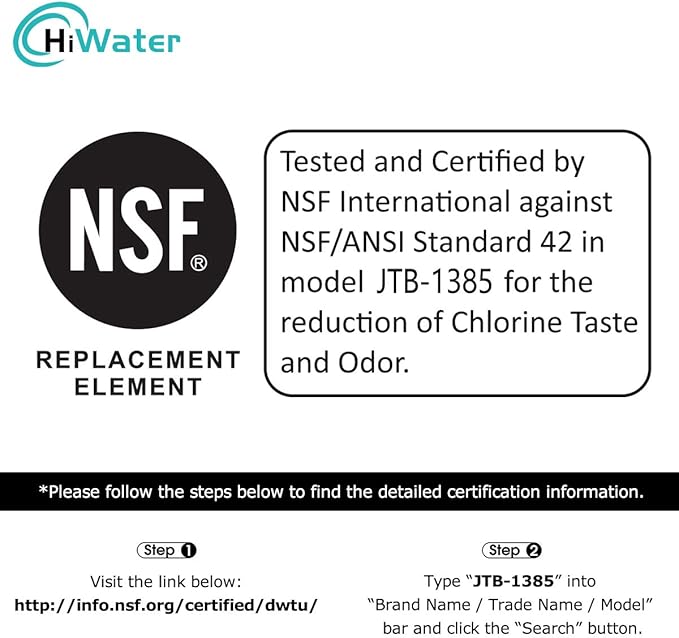 HiWater Filter NSF/ANSI-42 Certified Compatible with Refrigerator SmartWater Fridge Cartridge MWFA MWFP GWF GWFA 9991 46-9991 469991-3pack