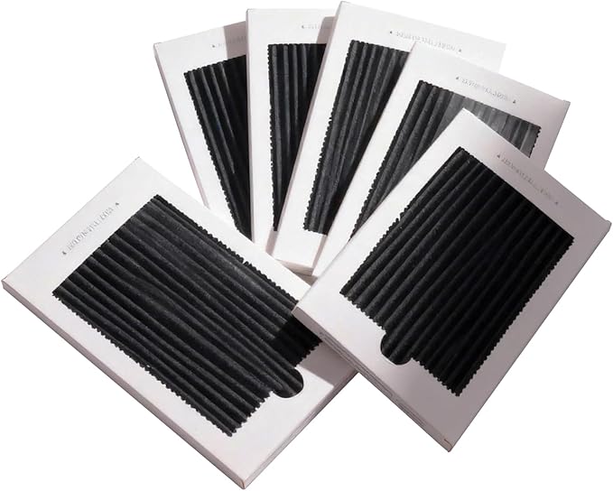 6 Pack Frigidaire Air Filter Replacement, Carbon Activated Air Filter Compatible with Frigidaire Pure Air Ultra & Electrolux EAFCBF, PAULTRA, SCPUREAIR2PK, RAF1150, Replaces 242047804, 242047801