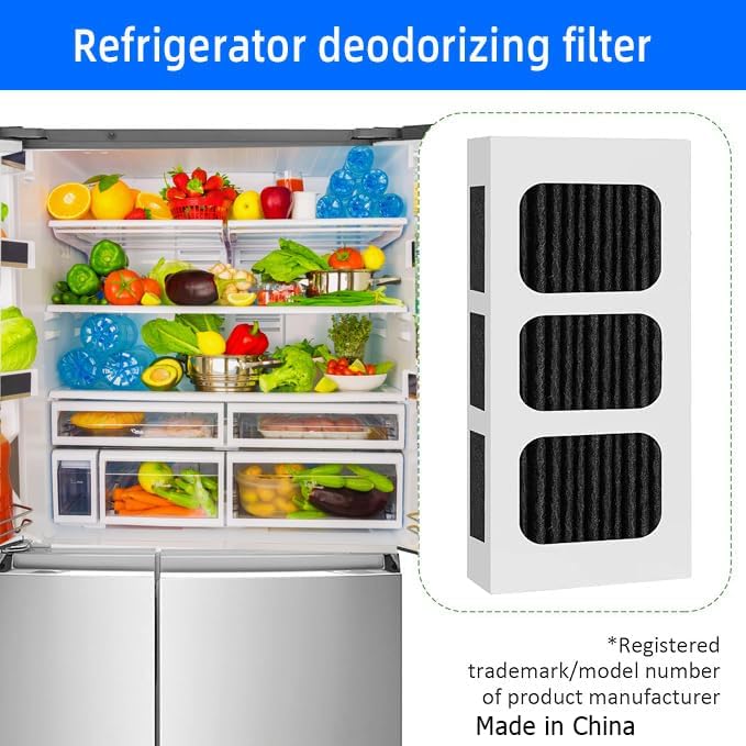 6 PACK Refrigerator Air Filter Replacement for PAULTRA2, Compatible with Frigidaire Pure Air Ultra 2, Pure air Ultra II, Pureair Ultra ii, and Electrolux 242047805, 5303918847, EAP12364179