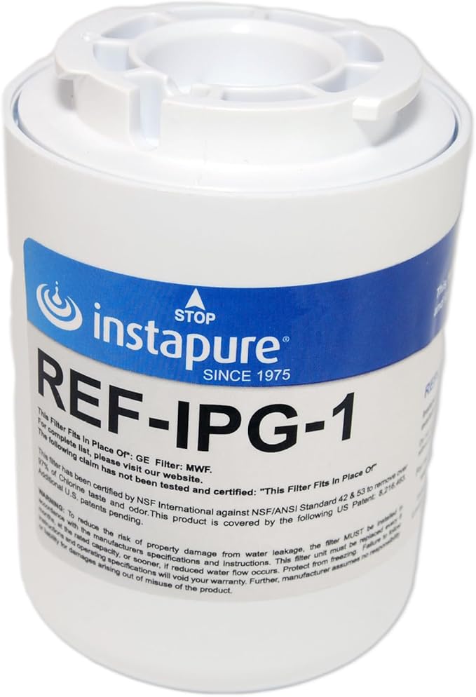 GE® MWF Kenmore® 46-9991Compatible Filter Made in USA by Instapure® NSF/ANSI P473, 401,372, 53, 43 & CA B483.1 Certified for PFOA/PFOS, Pharmaceuticals & More!