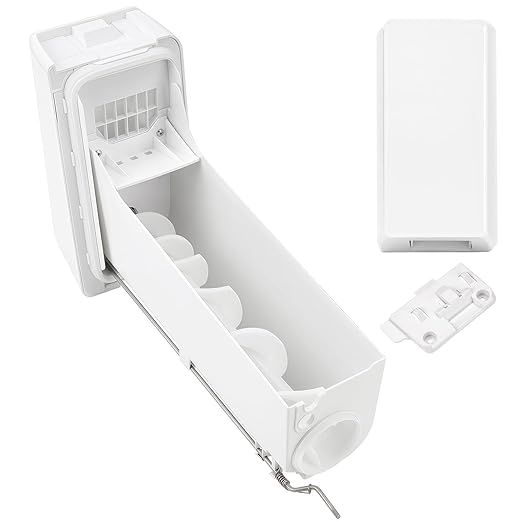 DA97-20156B Refrigerator Ice Bucket Replacement for Samsung Refrigerator Ice Maker Replacement Ice Tray Ice Container Assembly RF28R7201SR, RF28R7201SR/AA, RF28HMEDBSR Ice Bin