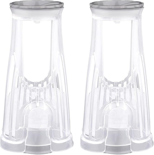 2pcs Coffee Machine Water Filter Holder for Keurig, Durable Filter Holder Short Handle Starter Kit Replacement Accessories for Keurig 2.0 K200 K250 K-Compact K-Duo K-Latte Models (Transparent)