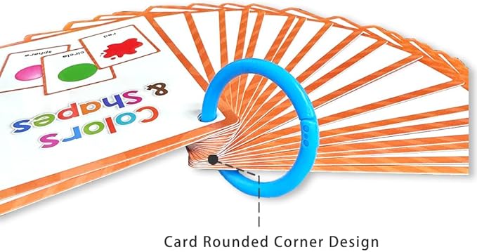 Lachilly Colors and Shapes Learning Flashcards, High Frequency Words, Beginning Reading, Kindergarten, ESL Teaching Materials, Autism Learning Materials, Vocabulary Building, 20 Cards, 38 Words