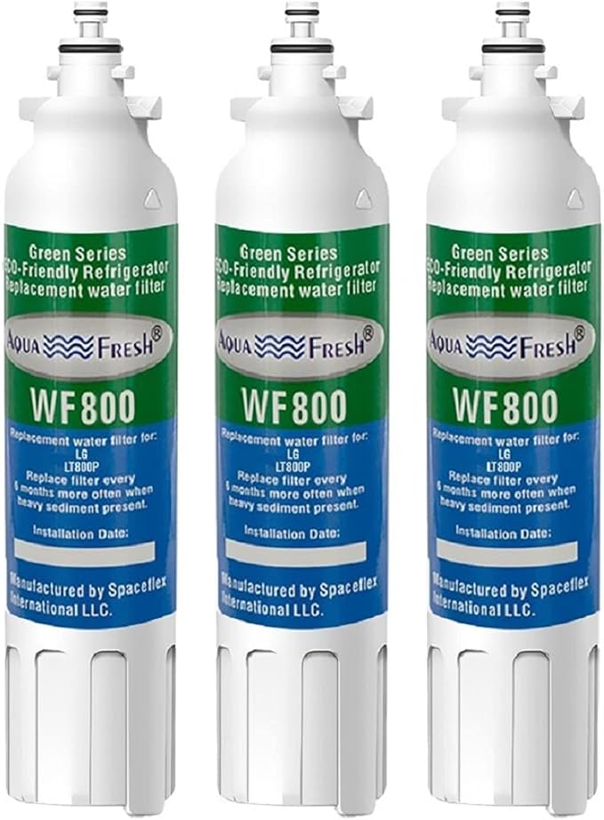 Aqua Fresh LT800P Water Filter Replacement for LG LT800p, ADQ73613401, ADQ73613402, ADQ73613408, ADQ75795104, LSXS26326S, LMXC23746S, LMXC23746D. (3 Pack)