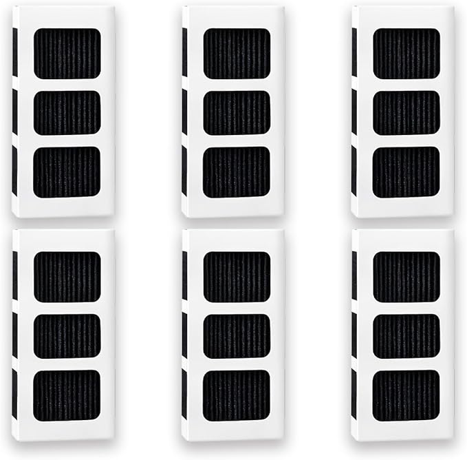 Paultra2 Refrigerator Air Filter Replacement for Frigidaire, Pureair Ultra 2, Pure Air Ultra 2, Pureair Ultra ll, for Electrolux 242047805, 5303918847, EAP12364179 (6 Pack)