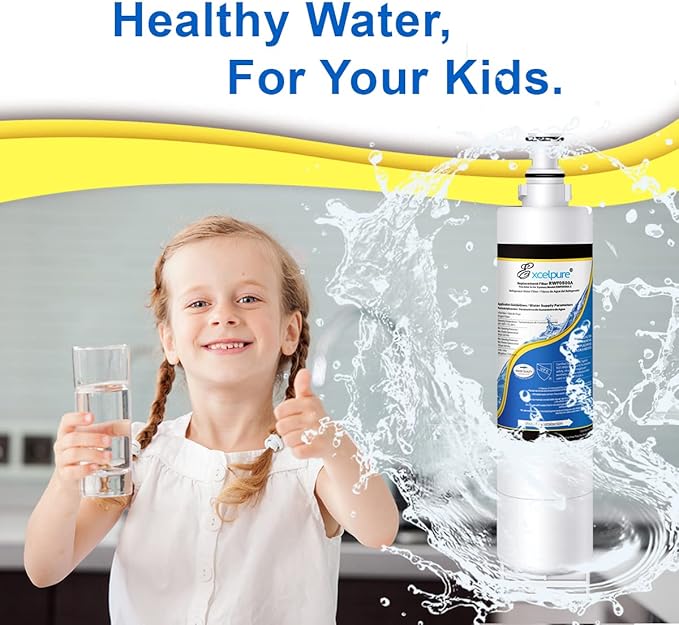 EXCELPURE 4396508 Refrigerator Water Filter Replacement for Whirlpool EDR5RXD1, 4396510, KitchenAid 4392857, EveryDrop FILTER 5, Kenmore 9010, NL240 LC400V WF285 R-9010 WF-NL300 WSW-1, RWF0500A, 3PACK