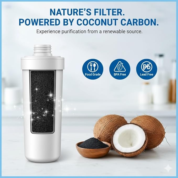 HAF-QIN/EXP DA97 Water Filter Replacement – Compatible with DA97-17376B – Carbon Block 99% Contaminant Reduction – Fresh Water & Ice – 18 Month Life 3 PACK