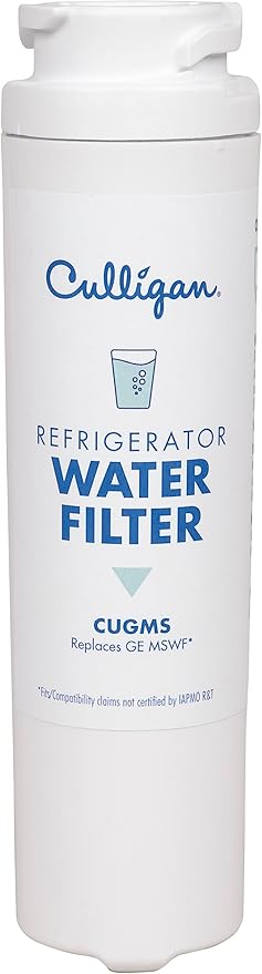 Culligan CUGMS Refrigerator Water Filter | Replacement for GE Water Filter (MSWF) | Replace Every 6 Months | Pack of 1