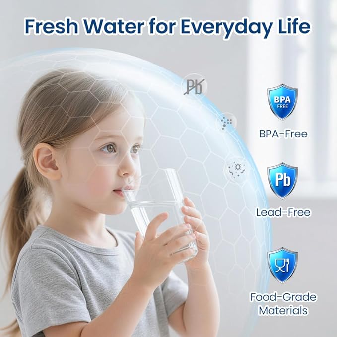 2026 NEW LT1000PC Water Filter & Air Filter Replacement for LG LT1000P, ADQ747935, LT120F – 3x2-Pack Combo