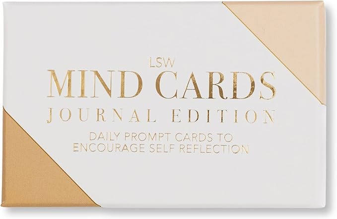 Mind Cards: Journal Edition | 45 Guided Journal Prompts for Self-Discovery, Creativity & Personal Growth | Journaling Gift for Writers & Thinkers