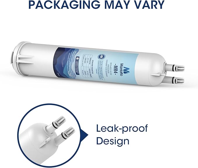 MARRIOTTO MRW4 Refrigerator Water Filter Compatible with EDR3RXD1, 4396841, 4396710, Filter 3, 46-9083,46-9030, 9030, 9083 Refrigerator Water Filter | 1 Pack