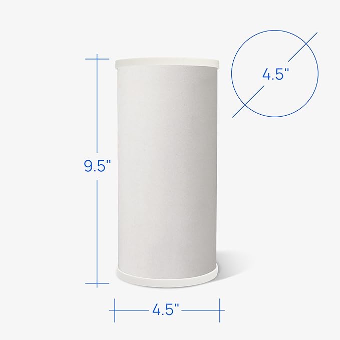 Culligan RFC-BBSA Whole House Water Filter for Sediment - 25 Micron 10”x4.5” Long Lasting Water Filter Replacement Compatible with FXHTC, W50PEHD, GXWH40L, GXWH35F, GNWH38S, WFHD13001, Pack of 1