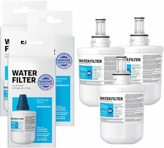 HAFCU1/XAA - HAFIN2/EXP Water Filter Replacement – Compatible with DA29-00003B DA29-00003F DA29-00003G – Carbon Block Filtration – Fresh Water & Ice – 18 Month Life 3 PACK