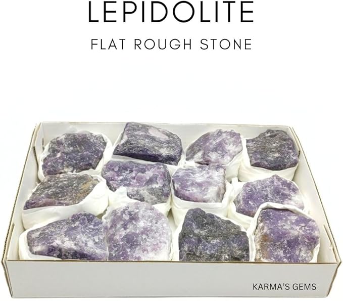 Mineral Crystal Flat Box (Lepidolite)