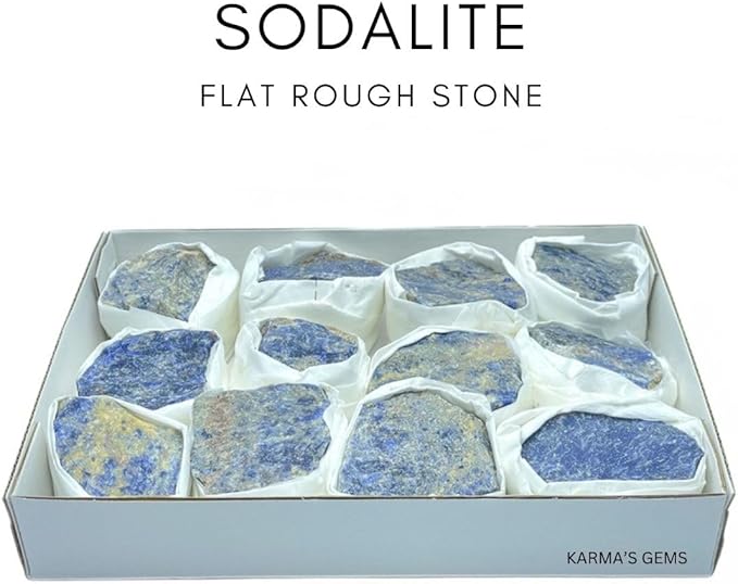 Mineral Crystal Flat Box (Sodalite)