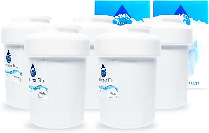 5-Pack Replacement for General Electric GSH25GGCBWW Refrigerator Water Filter - Compatible with General Electric MWF, MWFP Fridge Water Filter Cartridge
