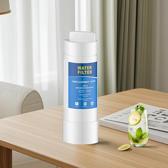 EDRARXD1 Water Filter Replacement Compatible with EDRARXD1, Everydrop Filter A, EDRARXD1B, WRMF3636RZ, WRMF3636RW, WRMF3636RB, Pack of 3