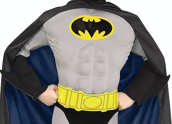 Super DC Heroes Deluxe Muscle Chest The Batman Child's Costume