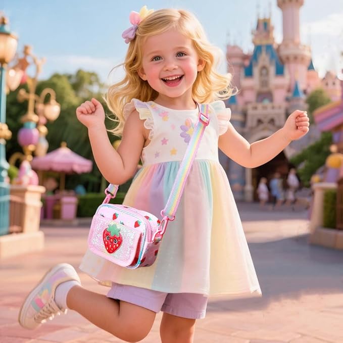 Girls Purse for Kids Age 3-12 - Purse for Little Girl Gifts, Crossbody Bag