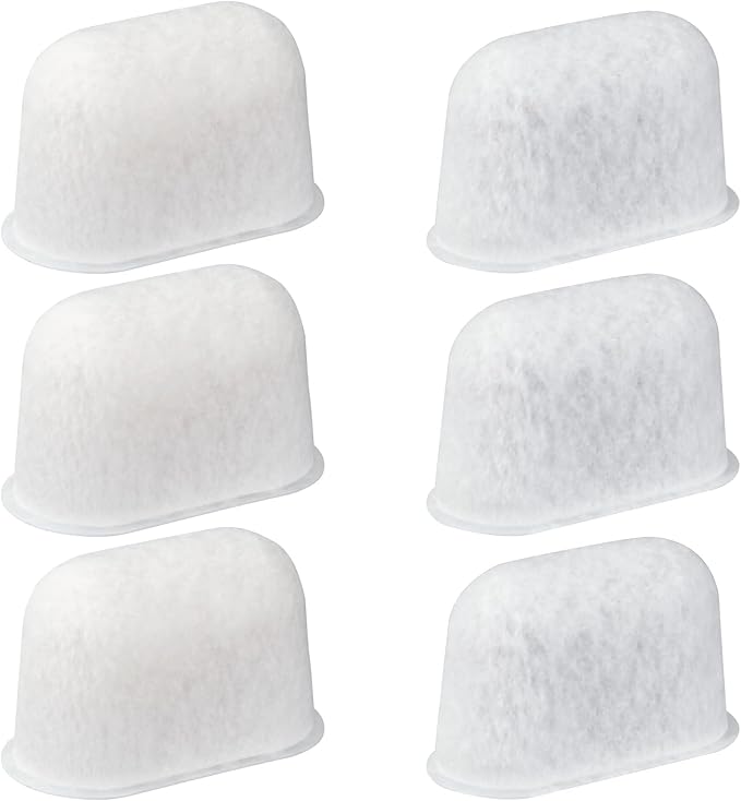 6pcs Resin & Activated Carbon Water Filters for Breville Coffee Machines, Espresso Machine Water Filter Replacement for Coffee Makers