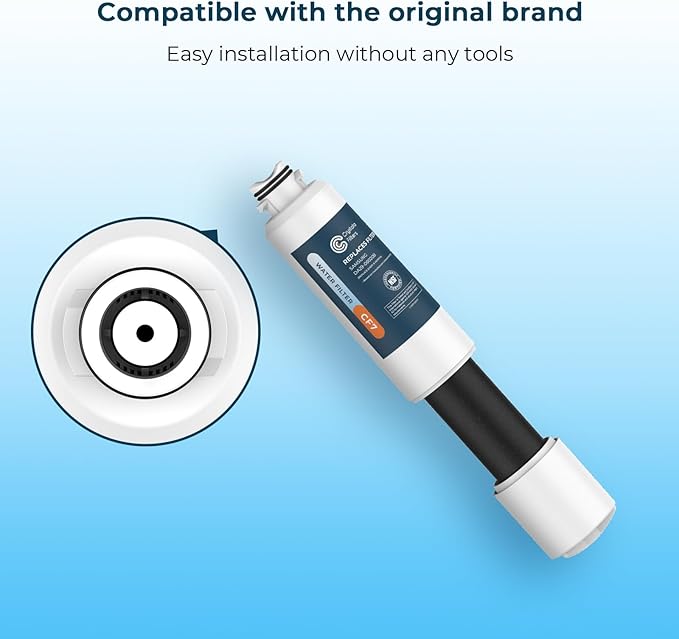 Crystala Filters Compatible with Samsung DA29-00020B Refrigerator Water Filter, DA29-00020A/B, DA29-00020B-1, HAF-CIN/EXP, 46-9101, RF4267HARS, RF25HMEDBSR, RF28HMEDBSR, RS25J500DSR, 3 Pack