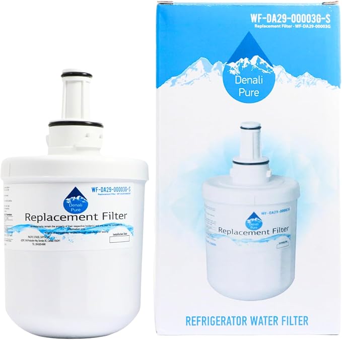Replacement for Samsung RFG237ACRS Refrigerator Water Filter - Compatible with Samsung DA29-00003G, Samsung DA29-00003B, Samsung DA29-00003A Fridge Water Filter Cartridge