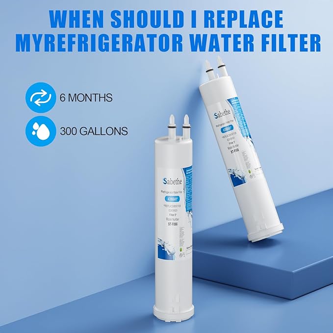 EDR3RXD1 Replacement Water Filter, Replacement for Filter 3, 4396841, EDR3RXD1, KAD3RXD1, WHR3RXD1, 4396841, 4396710, 46-9083,46-9030, 9030, 9083 (4 Count Pack Of)
