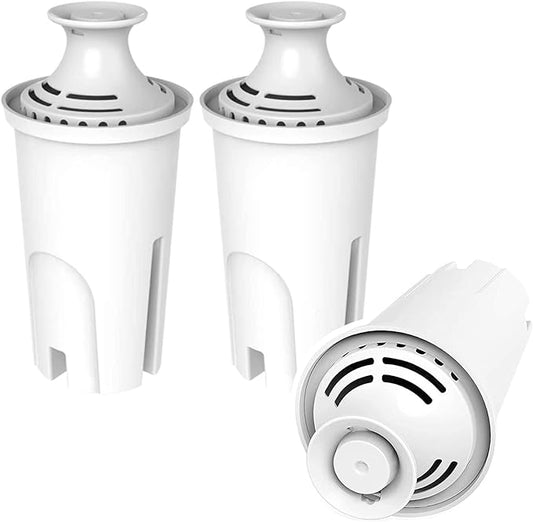 Water Filter Replacement for Brita Atand Pitchers and Diapensers,3 Packs Water Filters fits for Brita OB03, Classic 35557, Mavea 107007 by APPLIANCEMATES