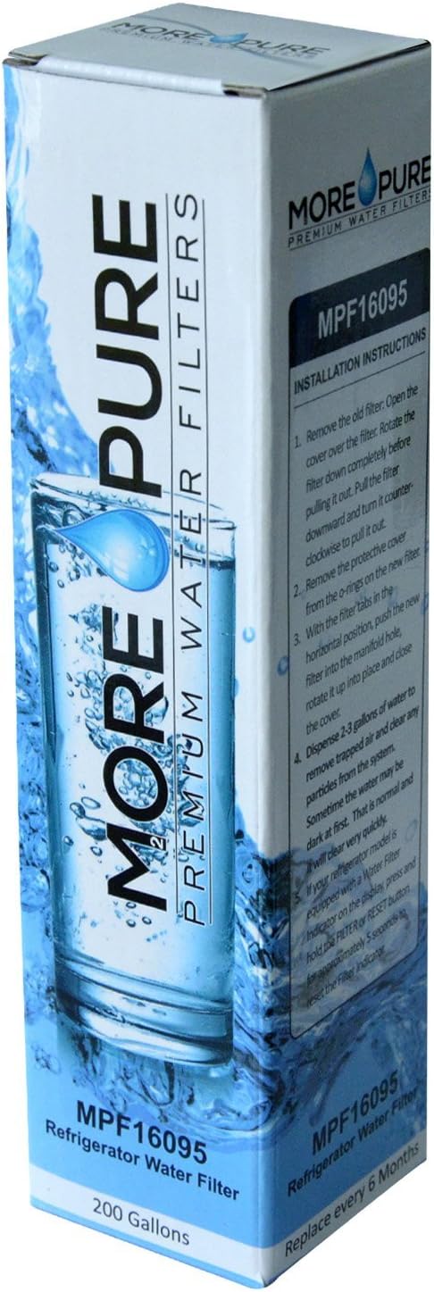 MPF16095 Refrigerator Water Filter Compatible with LG LT800P and Kenmore 46-9460