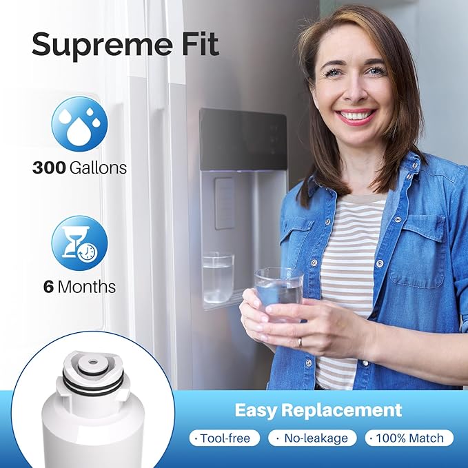 ICEPURE DA29-00020B Refrigerator Water Filter Replacement for Samsung DA29-00020B, DA29-00020A, HAF-CIN,RF263BEAESR, RF28HFEDBSR, RF261BEAESR, RF28JBEDBSG, DA97-08006A 1PACK